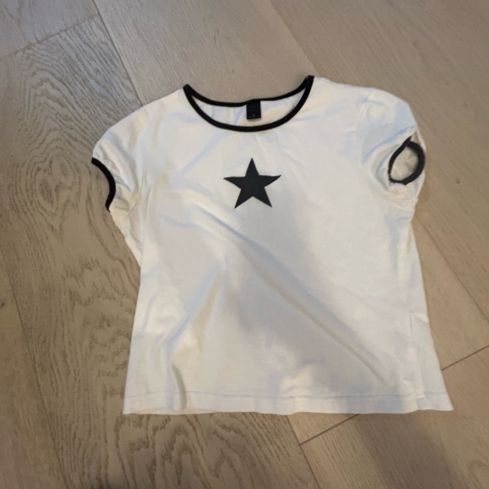 Star baby tee, size small, lightly worn, like new